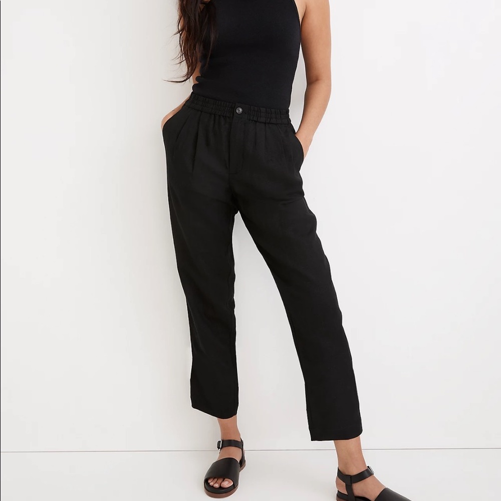 Madewell Linen-Blend Track Tousers